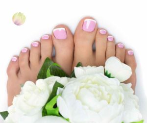 Френч педикюр
