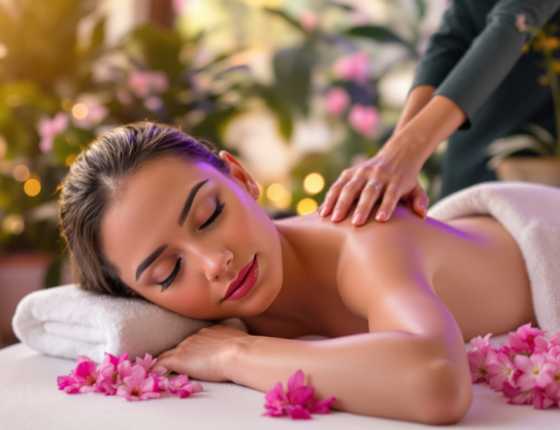 массаж на 8 марта