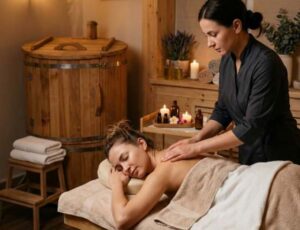 Кедрова бочка та масаж