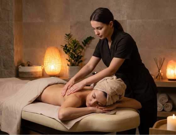 Массаж спины и шейно-воротниковой зоны